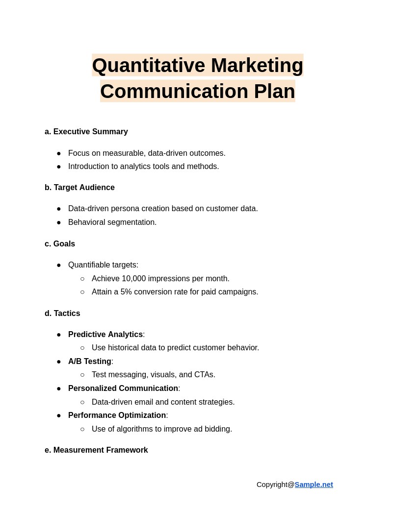 Quantitative Marketing Communication Plan Google Docs 12 23 2024 10 15 AM