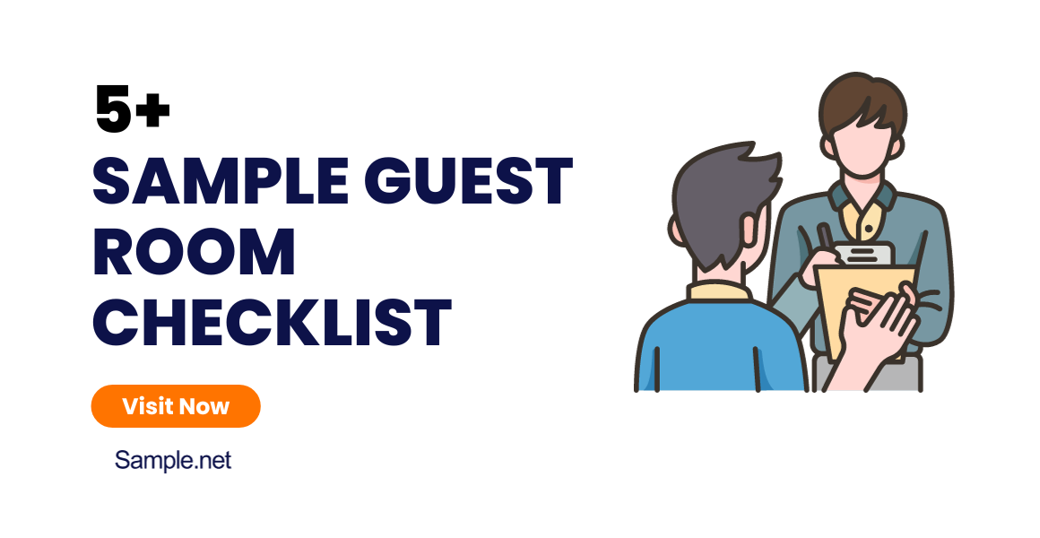 sample guest room checklist