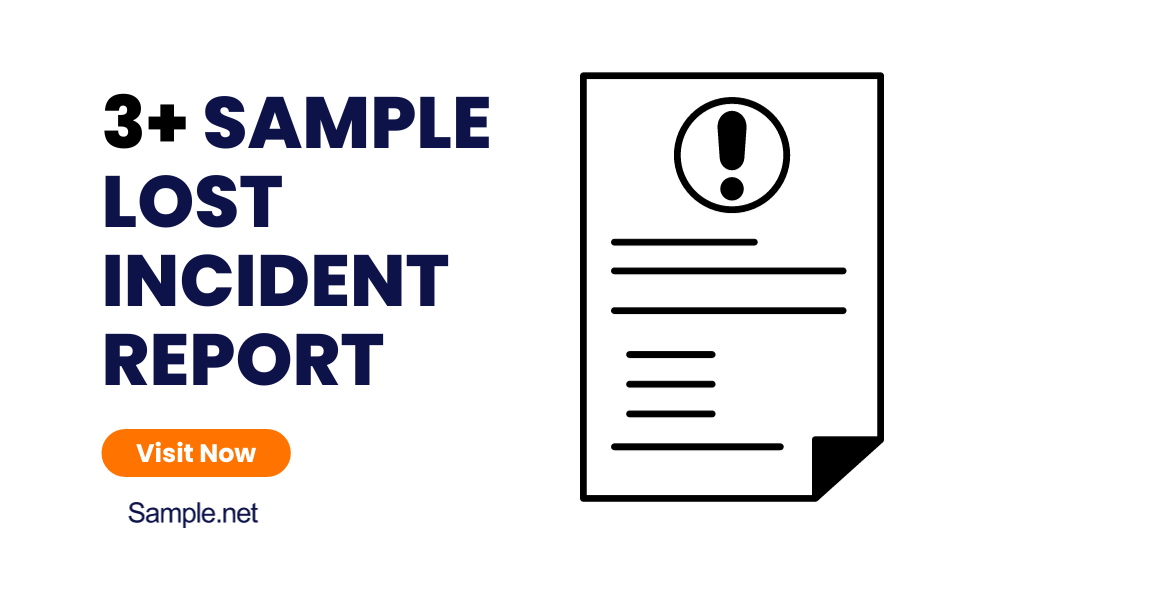 sample lost incident report