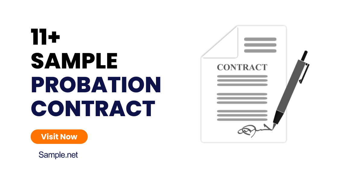 11+ SAMPLE Probation Contract in PDF