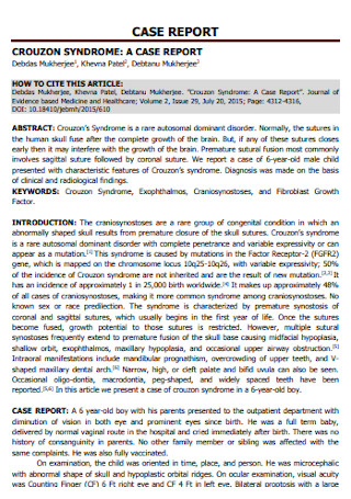 Standard Case Report