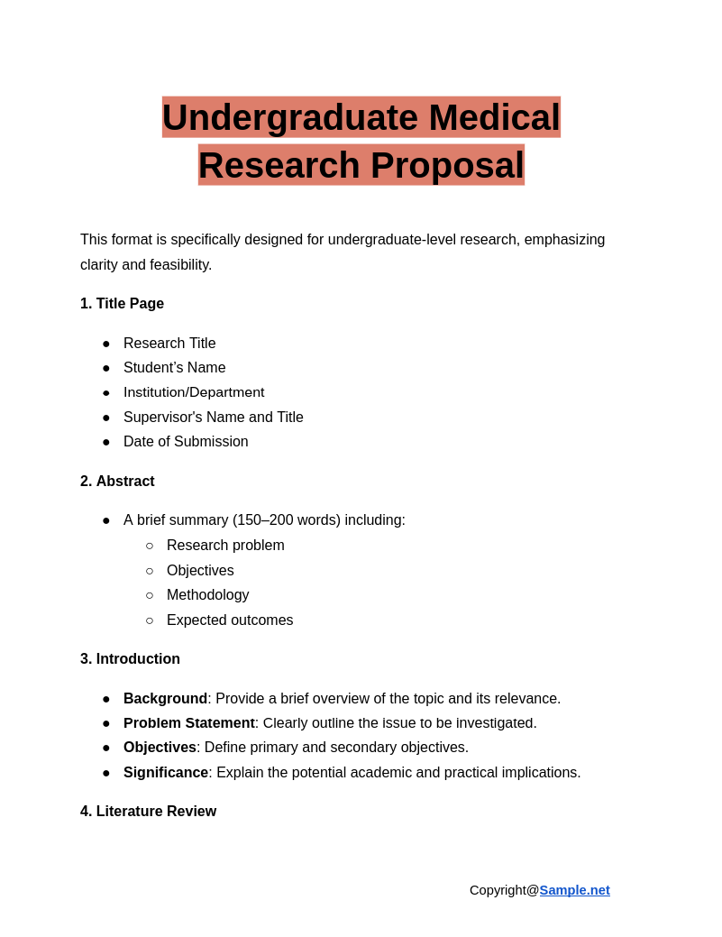 Undergraduate Medical Research Proposal Google Docs 01 10 2025 10 46 AM