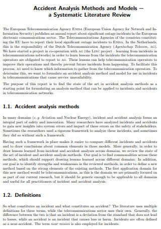 Accident Analysis Method