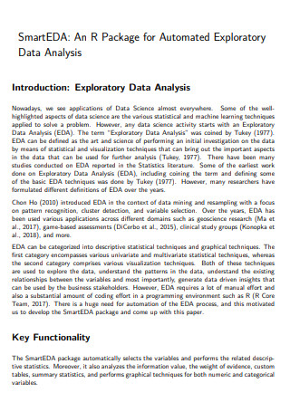 Automated Exploratory Data Analysis