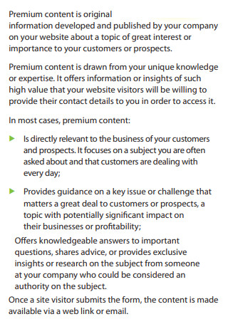 B2B Premium Content Strategy