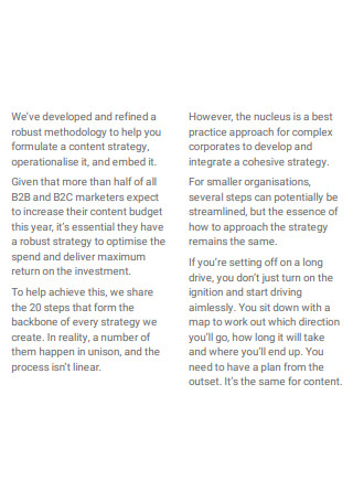 B2B Sophisticated Content Strategy