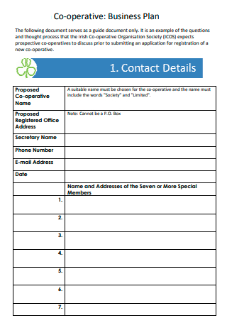 co operative business model pdf