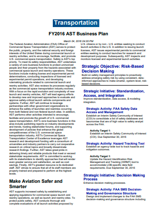 fuel transportation business plan pdf