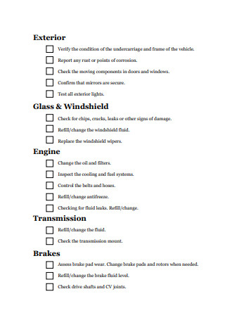 Complete Fleet Vehicle Inspection Checklist