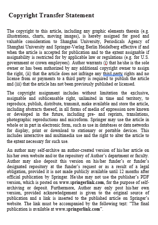 Copyright Transfer Statement in DOC