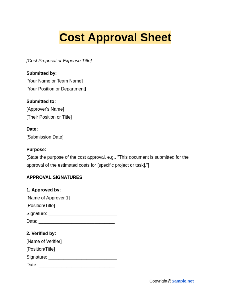 Cost Approval Sheet Google Docs 12 27 2024 10 36 AM