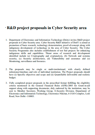 Cyber Security Area Project Proposal