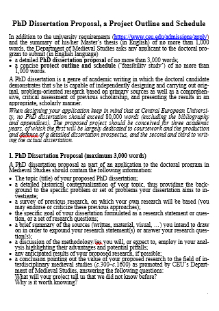 Dissertation Project Outline Proposal