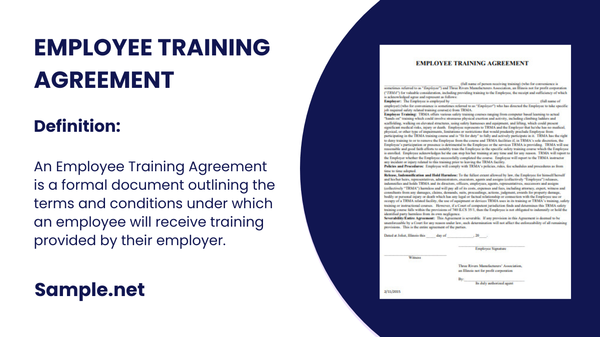 employee training agreement