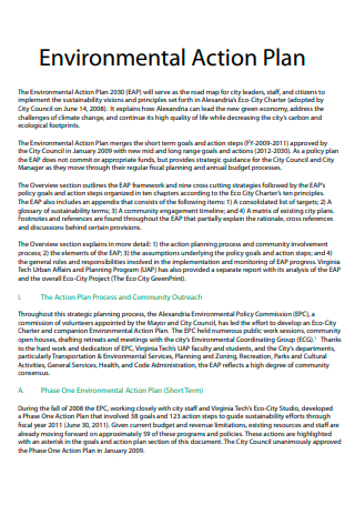 Environmental Action Plan in PDF