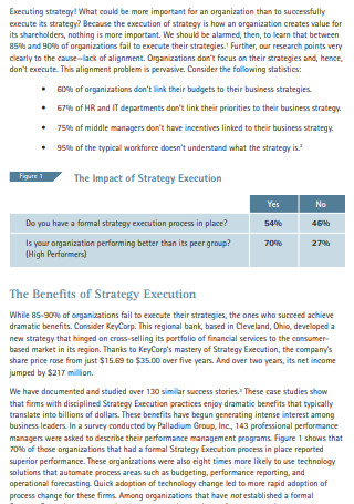 Formal Execution Strategy