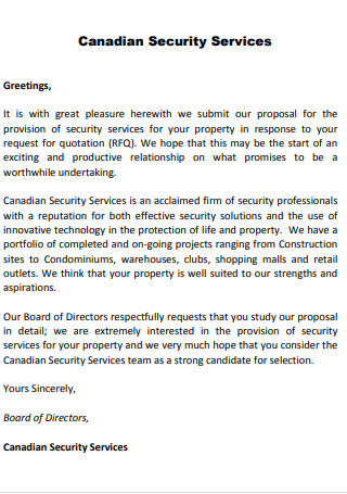 Formal Security Services Proposal