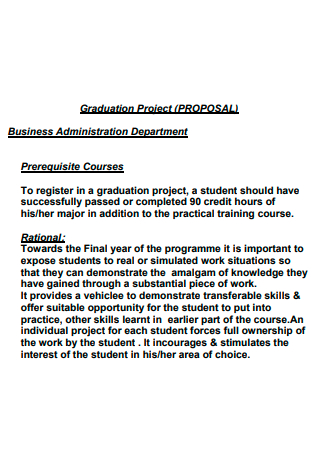 Graduation Project Proposal in PDF