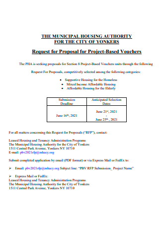 Housing Authority Project Proposal