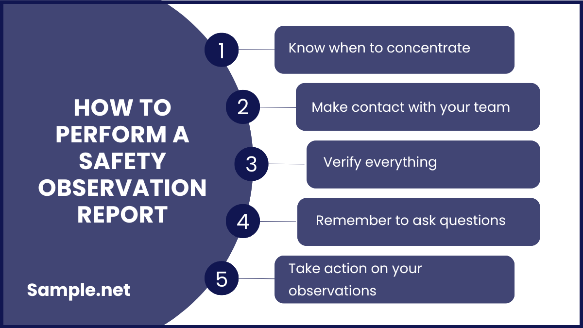 How To Perform a Safety Observation Report