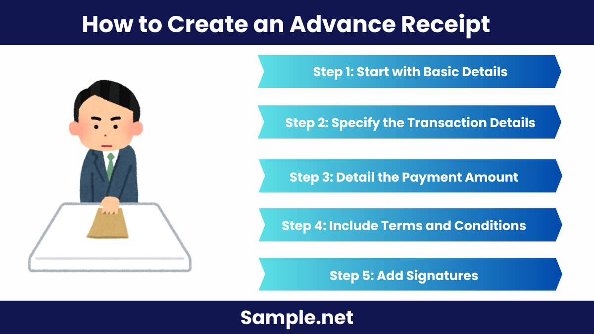 How to Create an Advance Receipt