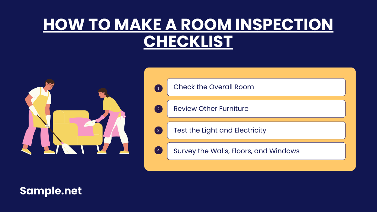 How to Make a Room Inspection Checklists