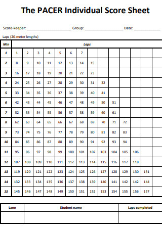 Individual Score Sheet
