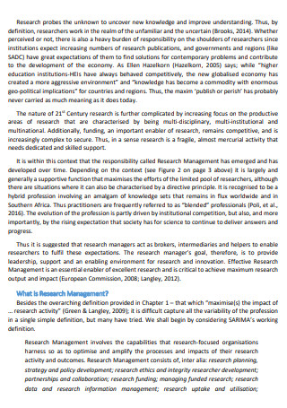 Innovation Management Association Research Report