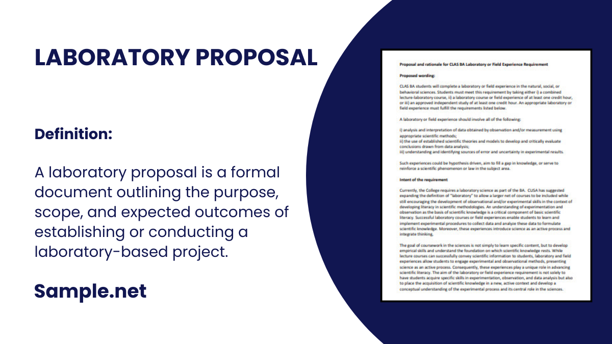 laboratory proposal