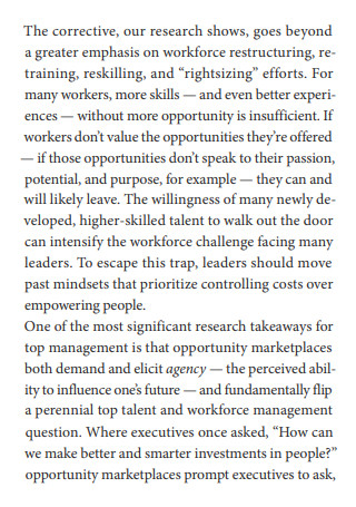 Management Review Research Report