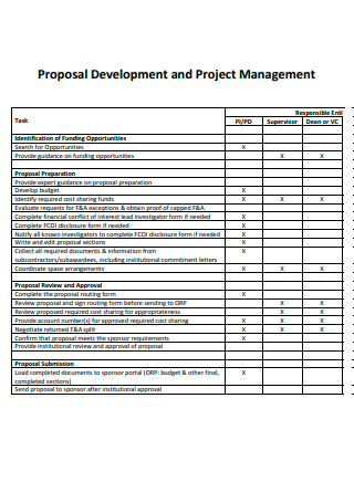Project Management Development Proposal