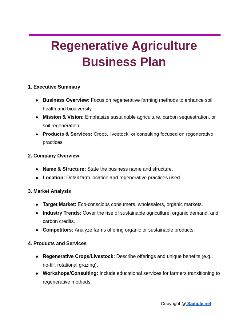 Regenerative Agriculture Business Plan Google Docs 10 30 2024 04 18 PM