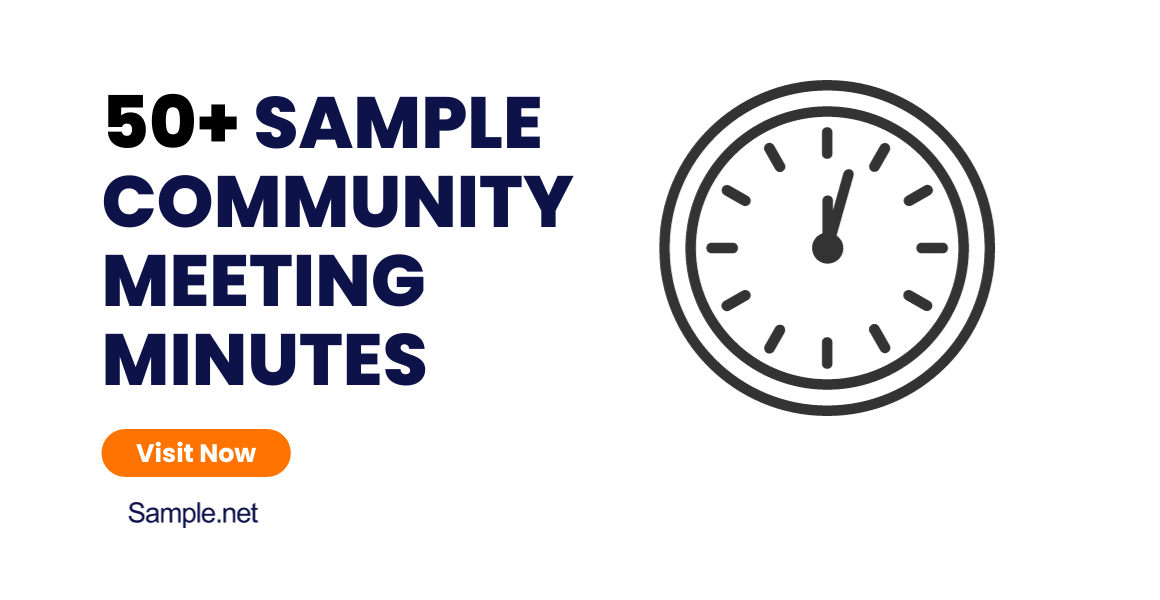 sample community meeting minutes