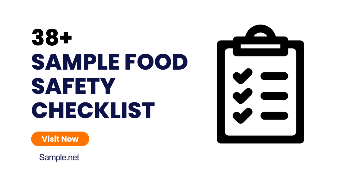 SAMPLE Food Safety Checklist