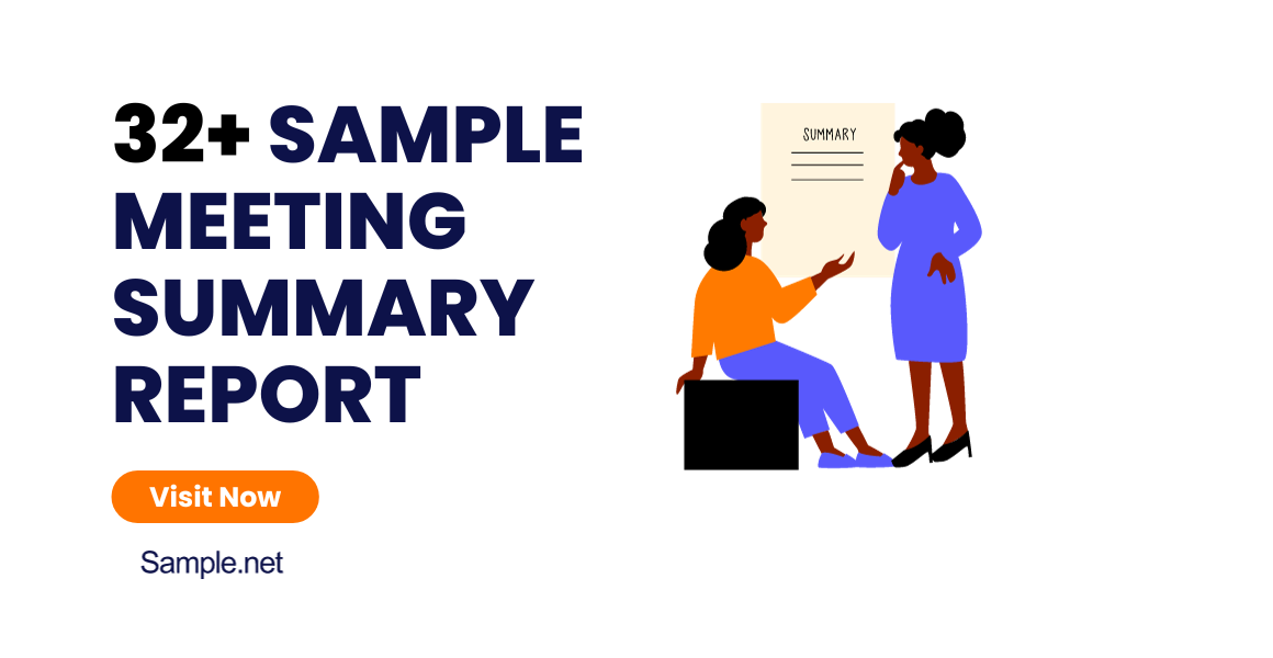 sample meeting summary report