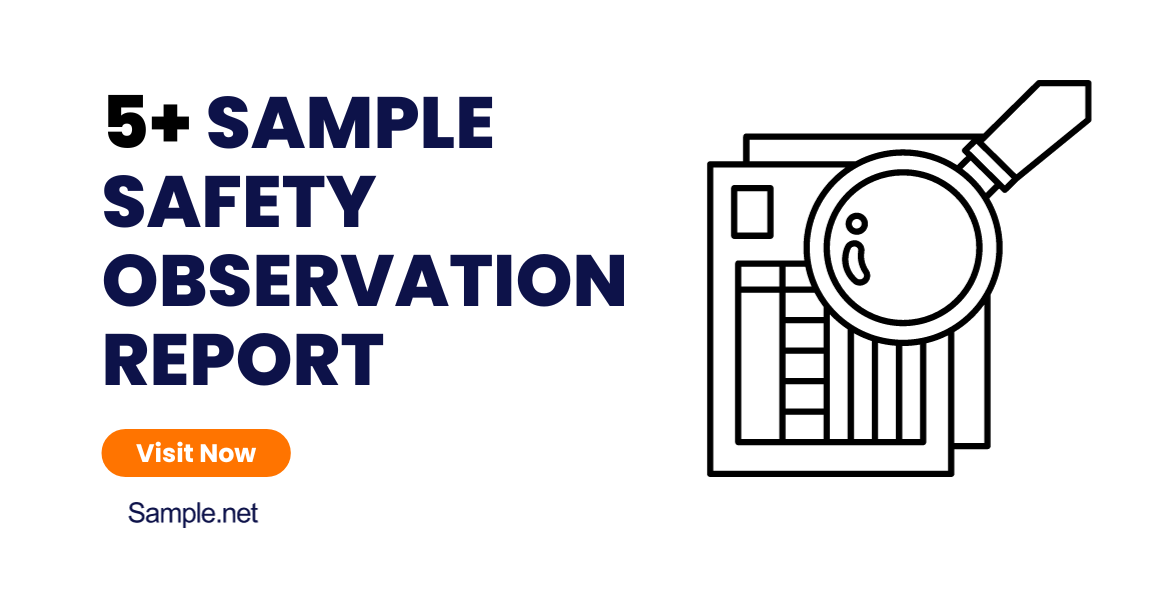 sample safety observation report