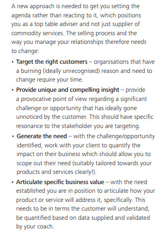 Sample B2B Sales Strategy
