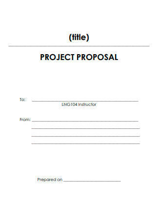 Sample Title Project Proposal