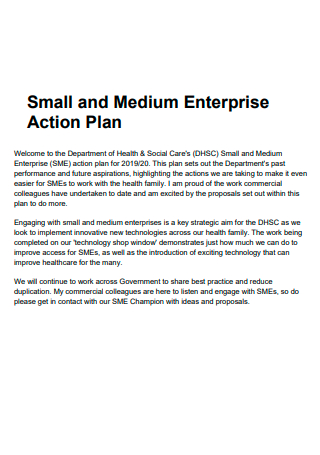 Small and Medium Enterprise Action Plan