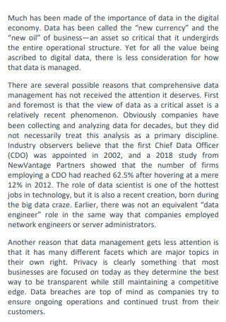 Trends in Data Management Research Report
