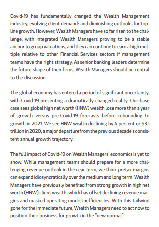 Wealth Management Research Report