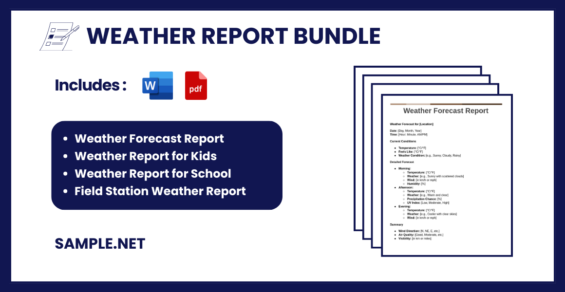 weather report bundle