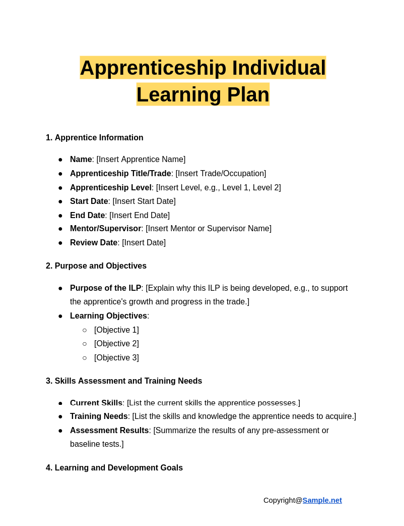 Apprenticeship Individual Learning Plan Google Docs 12 13 2024 10 58 AM