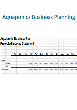 Aquaponics Business Planning