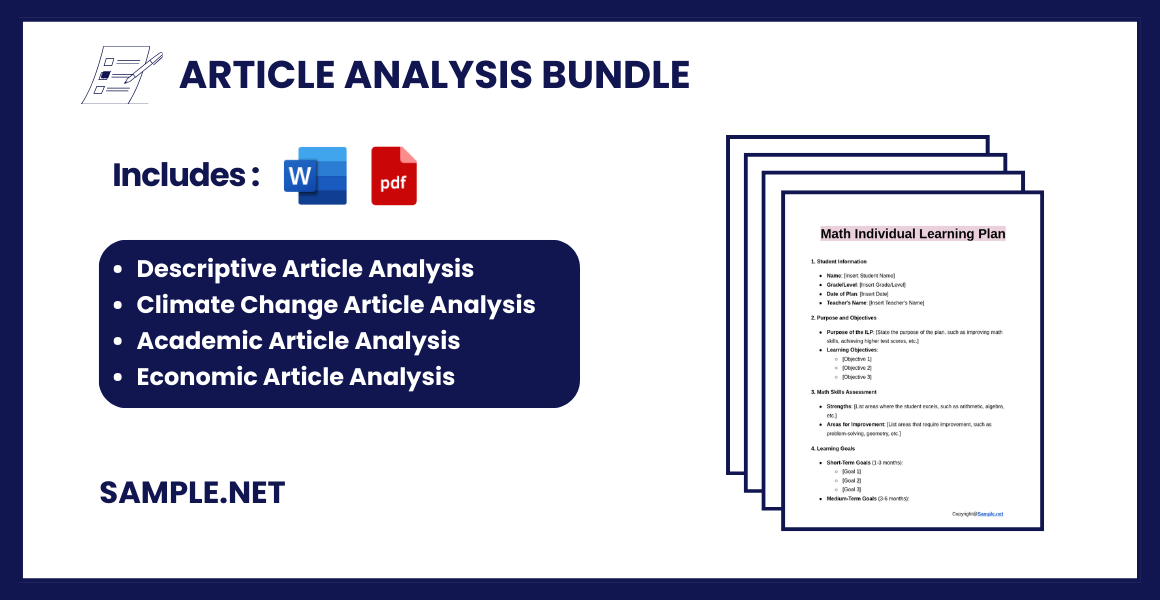 article analysis bundle