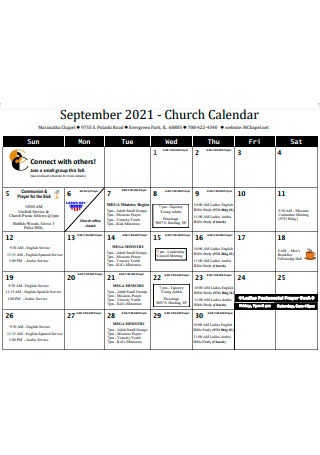 Basic Church Calendar