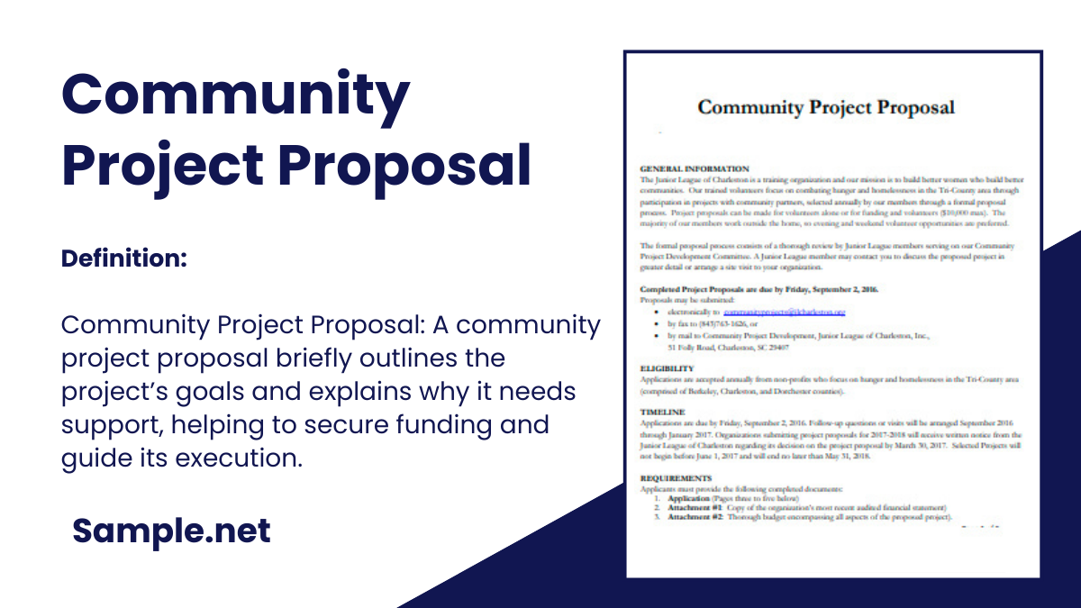 community project proposal