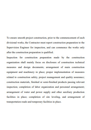 Construction Feasibility Report Format