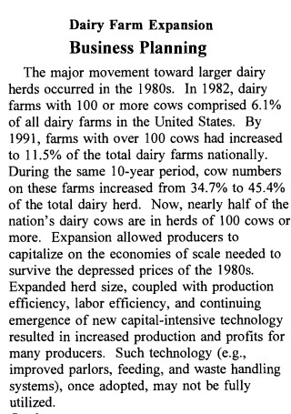 Dairy Farm Expansion Business Plan