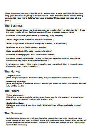 Detailed Bookkeeping Business Plan